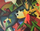 Springendes Pferd - nach Franz Marc - Acryl
