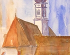 Kartausenkirche - Aquarell