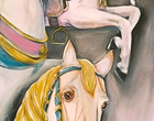 Karussellpferde - Acryl